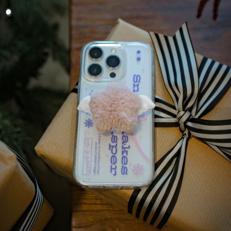 【MADE】(2type) Snow Pink Jelly hard Phone case