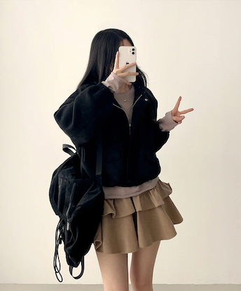Bipol Golden Flare Cancanminiskirt