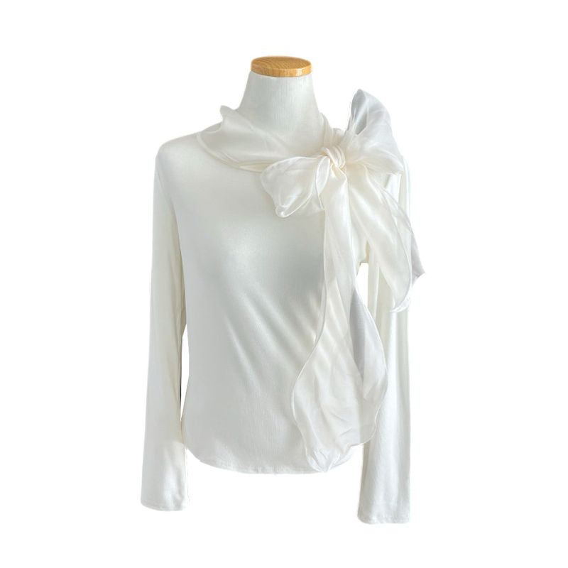 Tilly Tie Scarf Long Sleeve Top