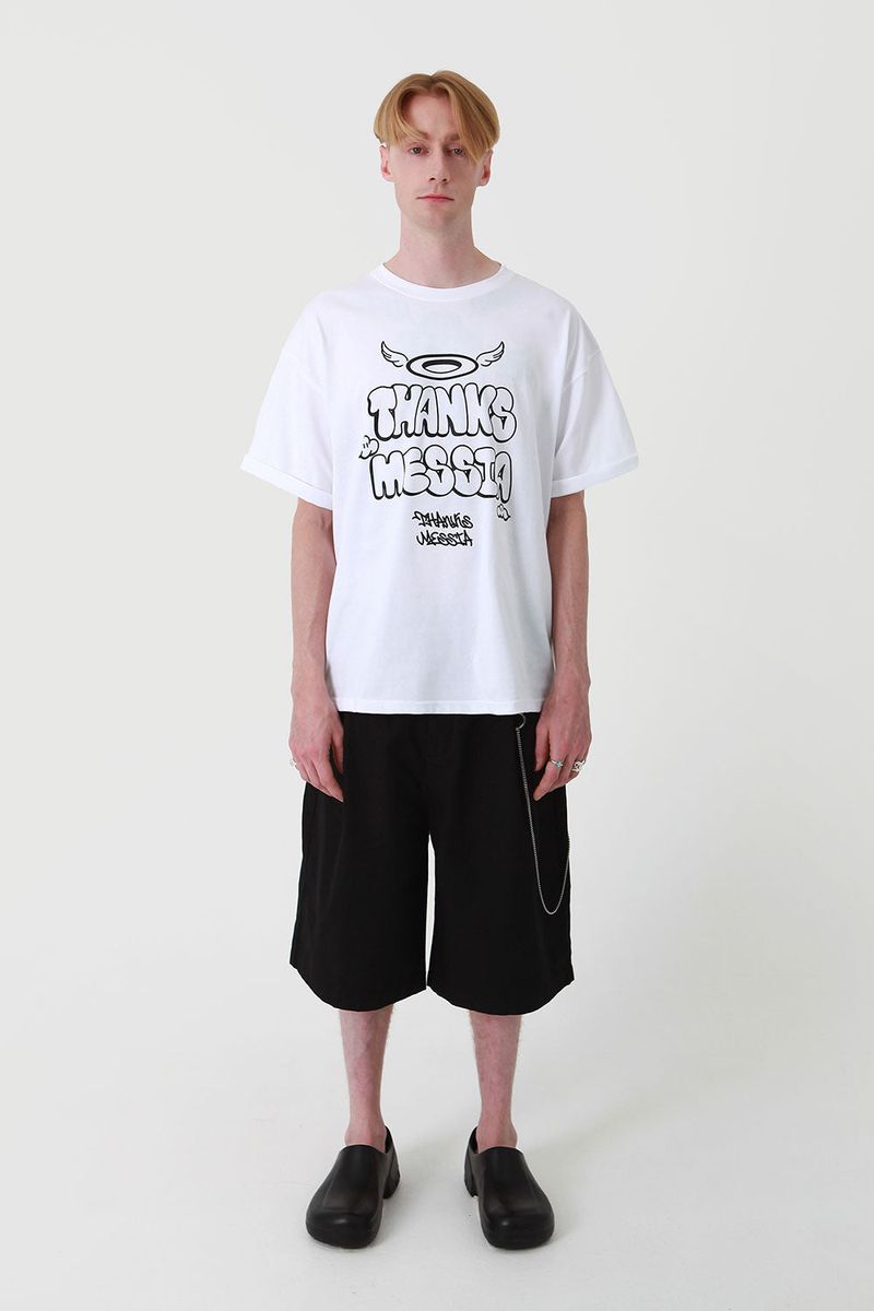 ARCHIVE BUBBLE FONT TSHIRT-WHITE