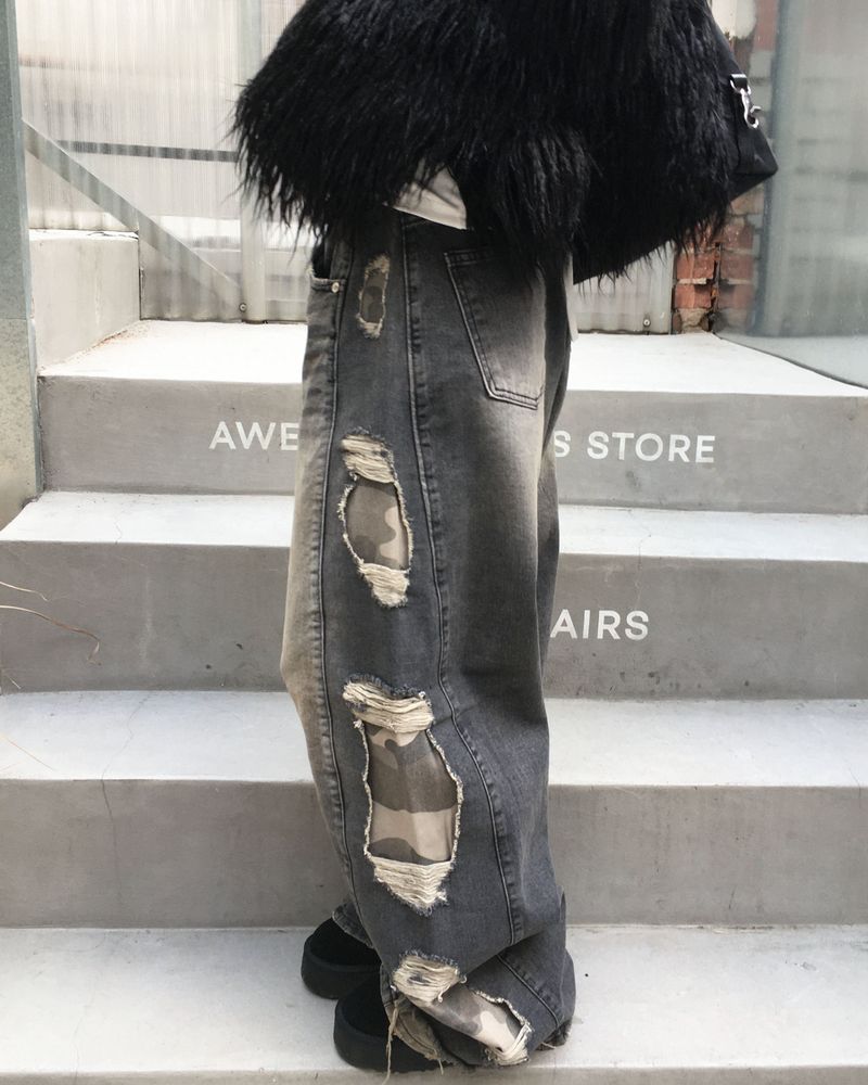 kyoive(コイブ)の「(Unisex) Camo denim pants(Pants)」