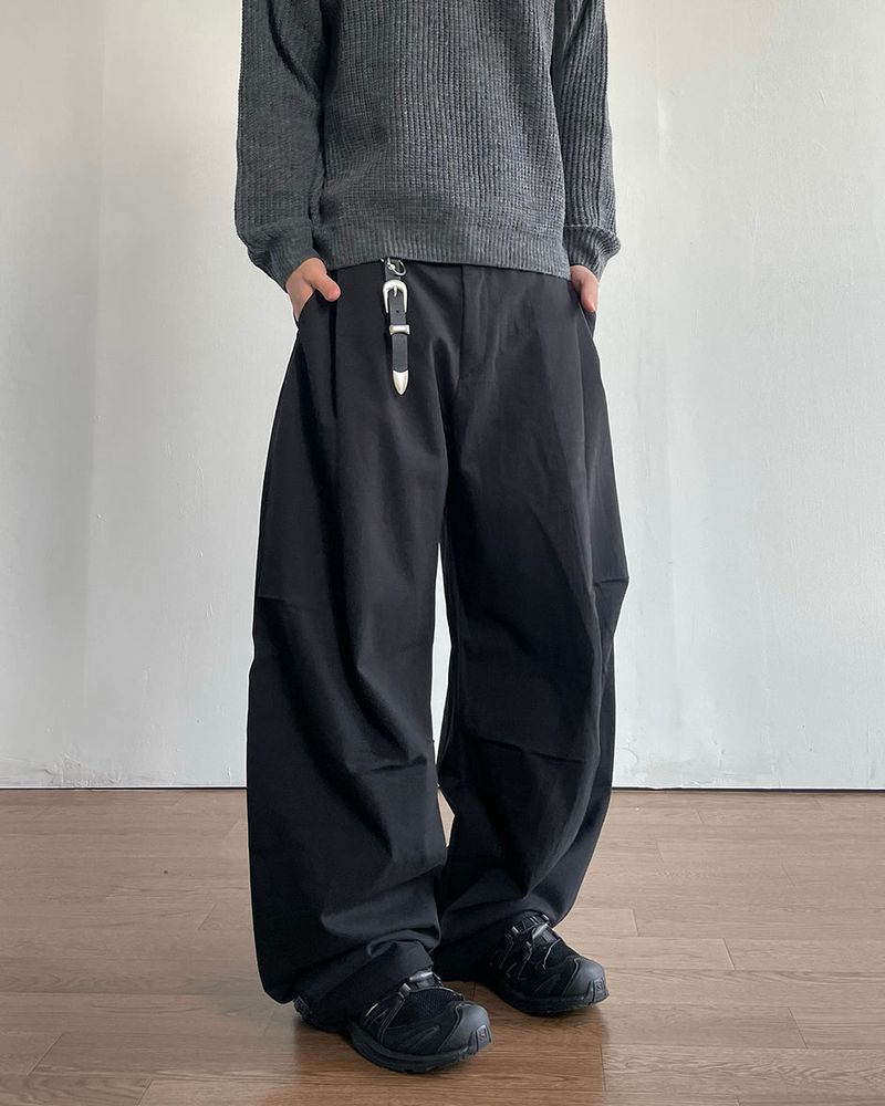 Tony Curved Cotton Pants