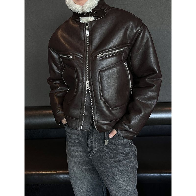  [F/W] Biker leather mustang(2color)