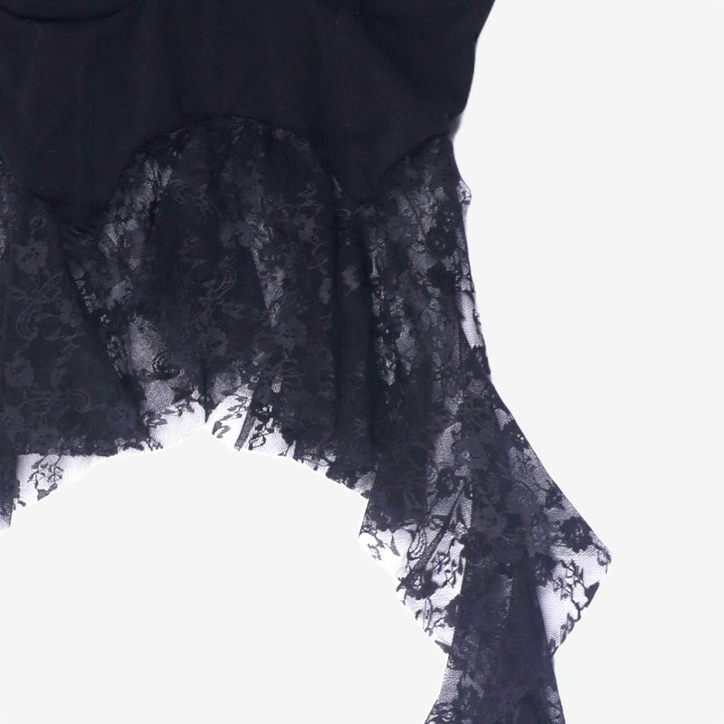 Bella Lace Uneven Sleeveless