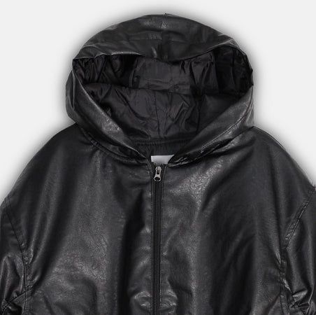 Riot Leather Two Way Bomber Jumper