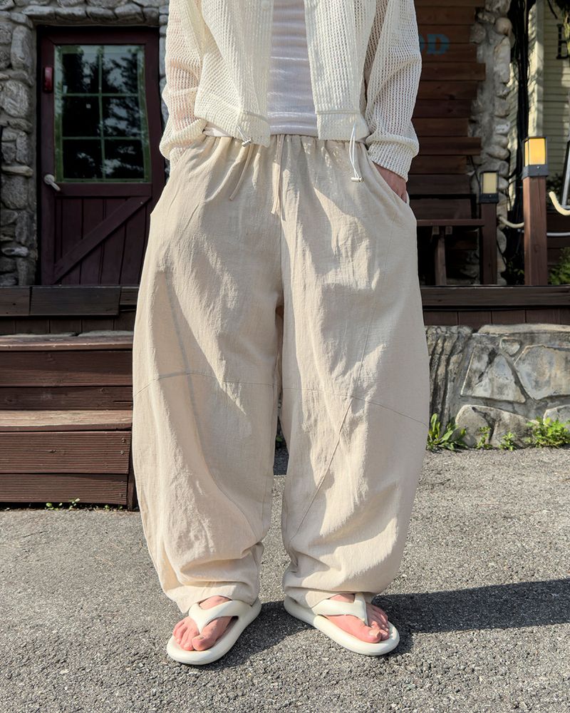JIIGEUM（ジグム）の「ベオカーブリネンバルーンパンツ（パンツ）」