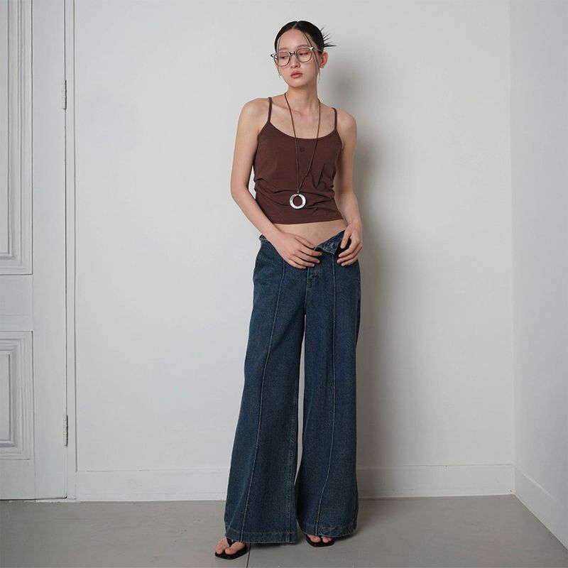 Loventina（ラヴェンティナ）の「Cowl Sleeveless_Brown（Tops）」