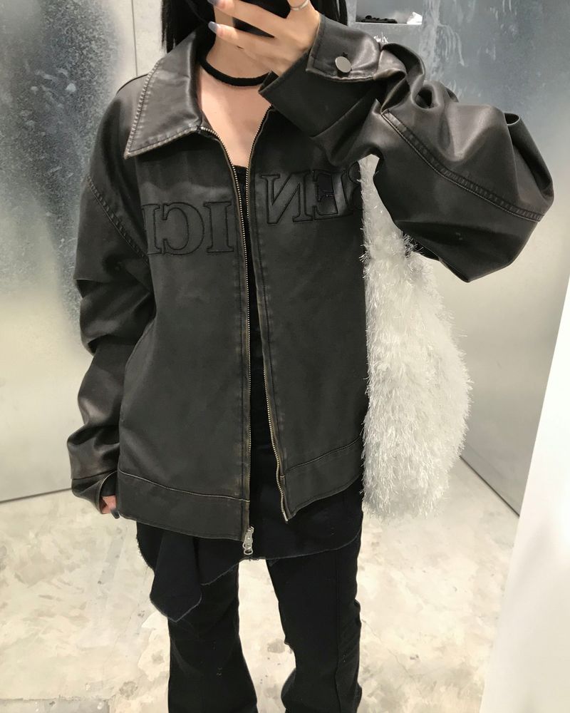 kyoive（コイブ）の「Benice leather jacket（Jackets/Outerwear）」