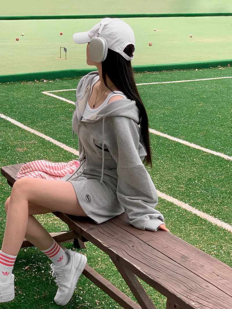 [Bellide made]Sporty two-way two-piece set