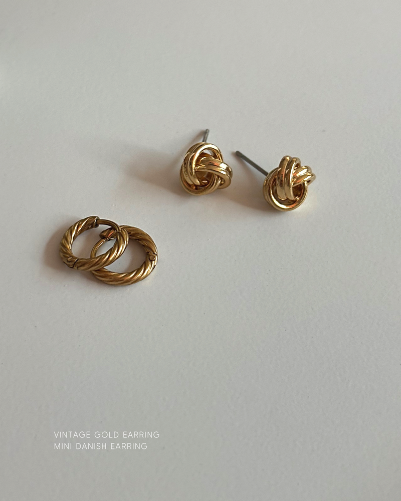 Vintage Gold Earrings