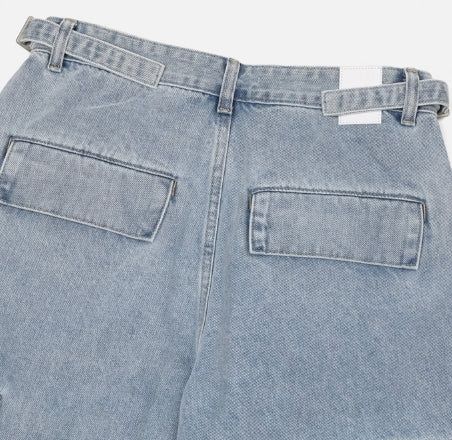 Zipper Two Way Cargo Bermuda Pants