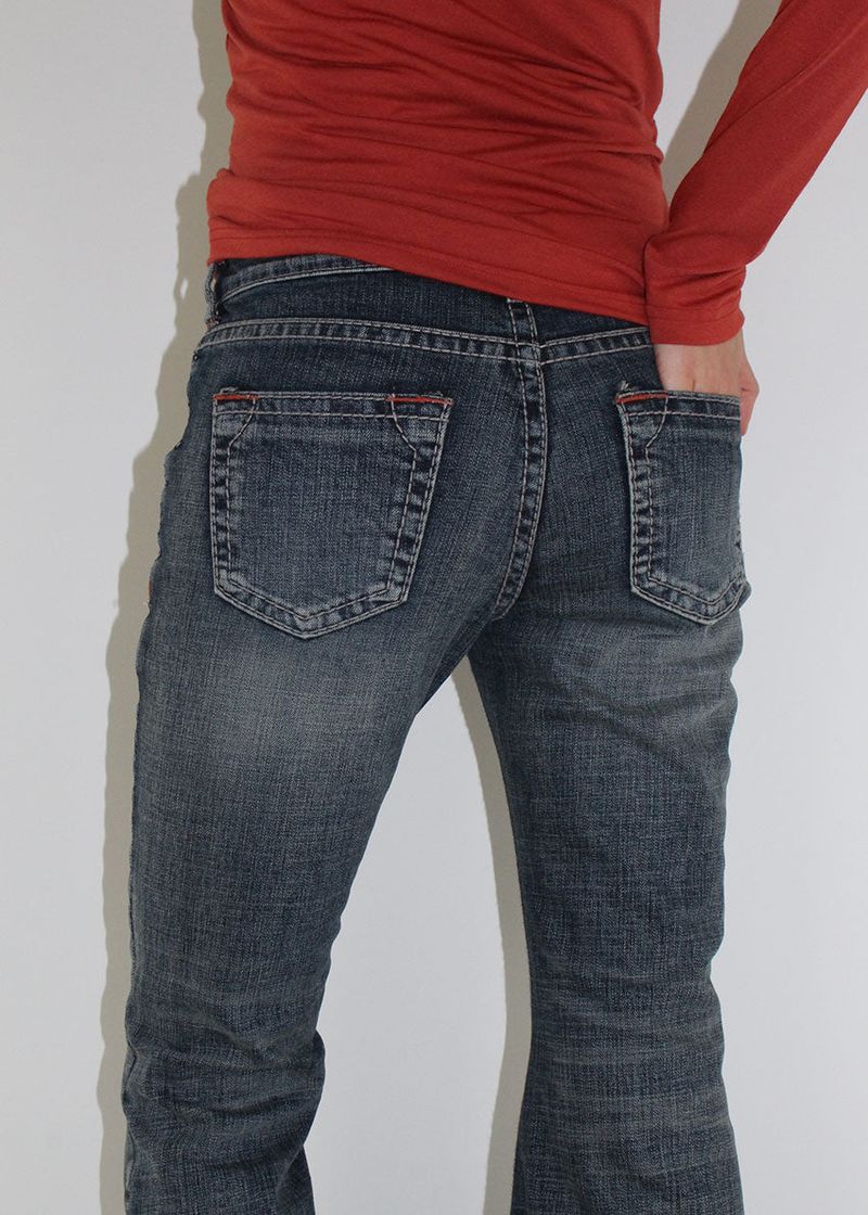 BETTY LOW BOOTS CUT DENIM