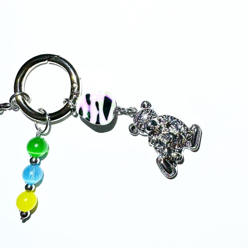 [Billlie Tsuki] Cameleon zebra keychain