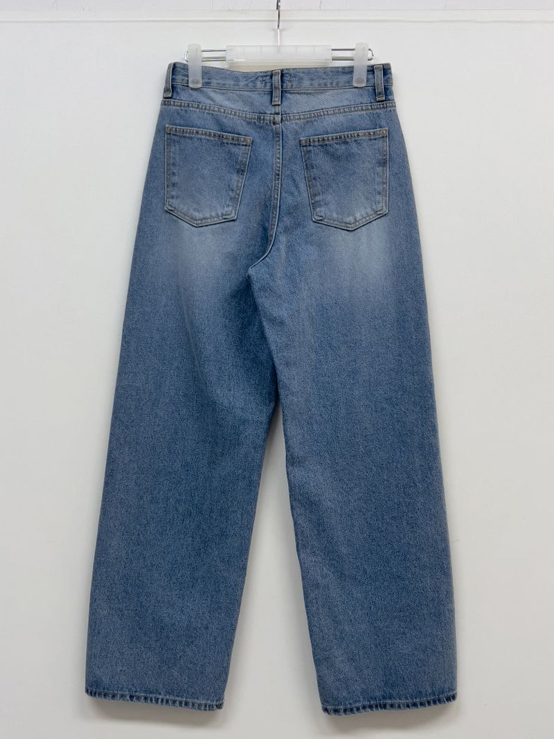 558 Catbrush Wide Denim Pants