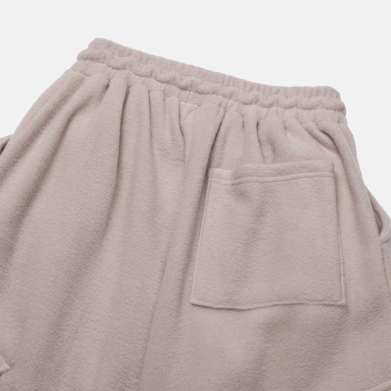 Fleece Wide-Slit Pants (3 Colors)