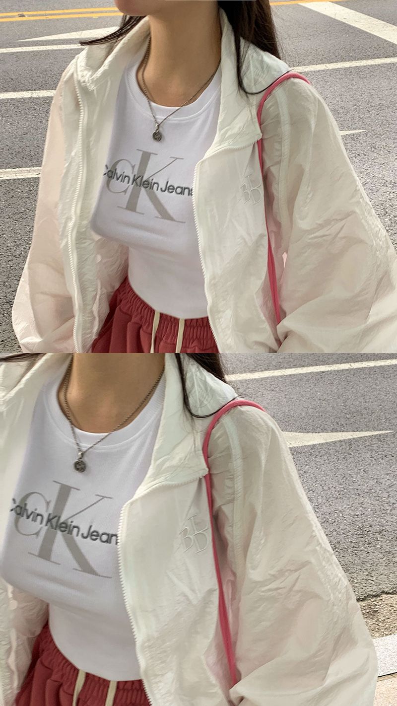 [Bellide made] Two-Way Anorak Windbreaker