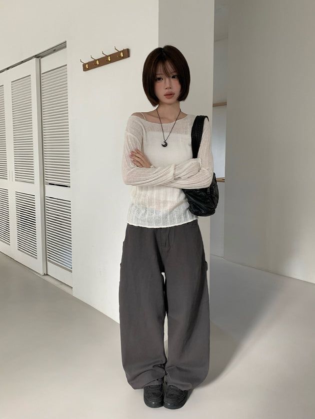 [Scarf SET] Shishu Soft One-Off Rib Knit