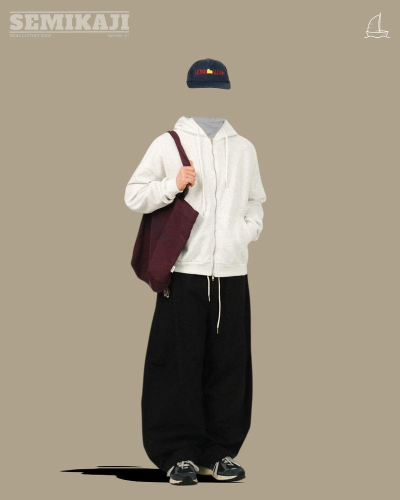 OUR Curved CN Balloon Pants