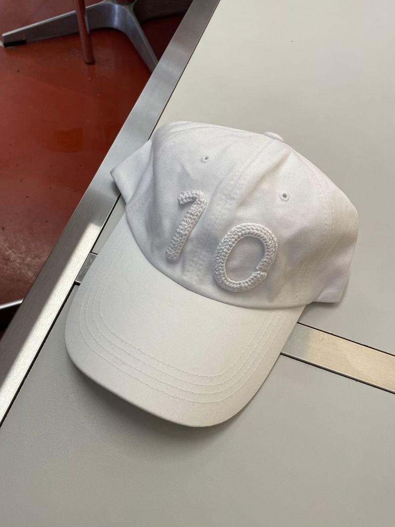 CUSTOM INITIAL CROCHET CAP