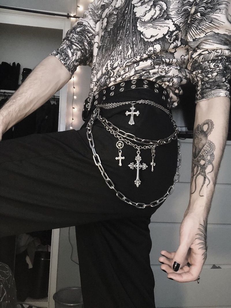 Steampunk Cross Necklace