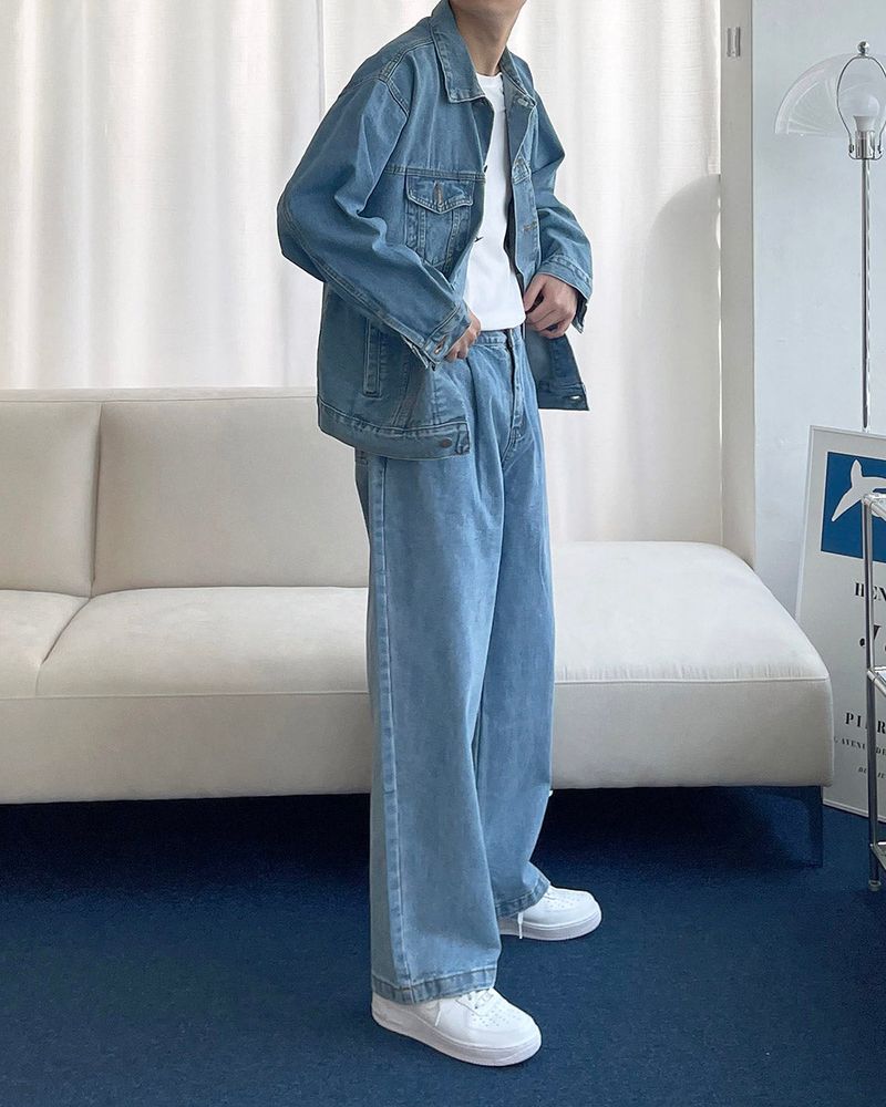 No. 57 Washing denim jacket (4 colors)