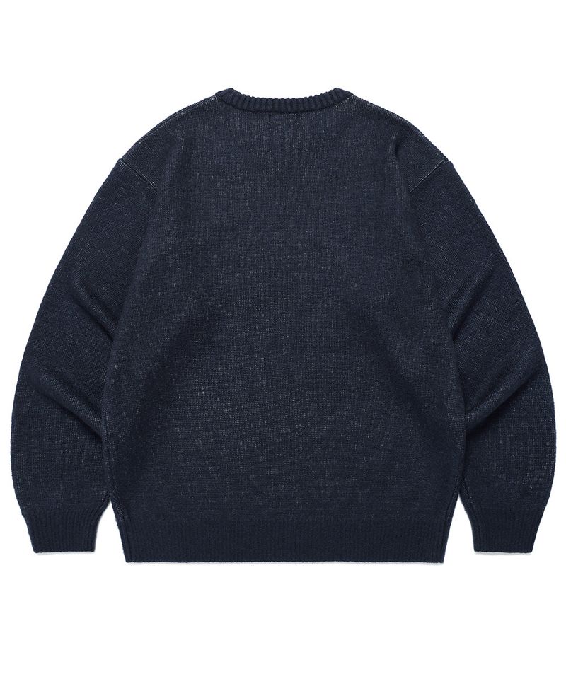 IVY BRUSHED KNIT SWEATER NAVY(CV2EFUK602A)