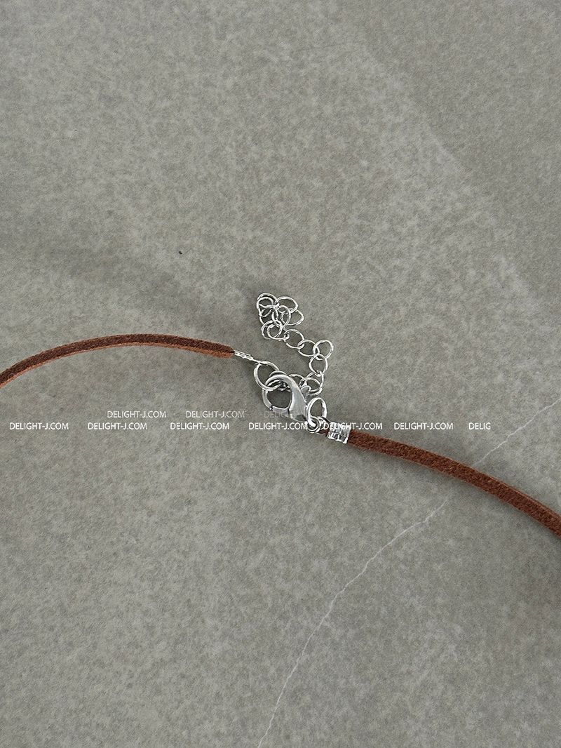 Heart Ethnic Suede Necklace