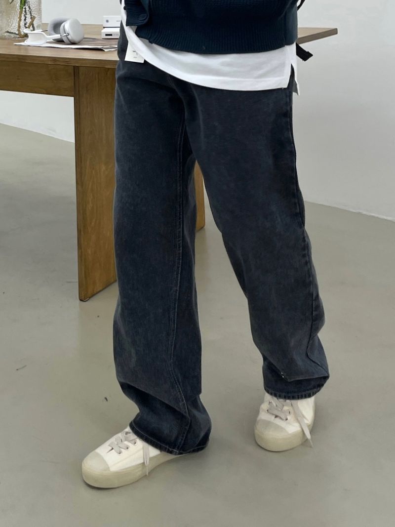 NERB SNOW BLUE SEMI DENIM PANTS(ONE COLOR)