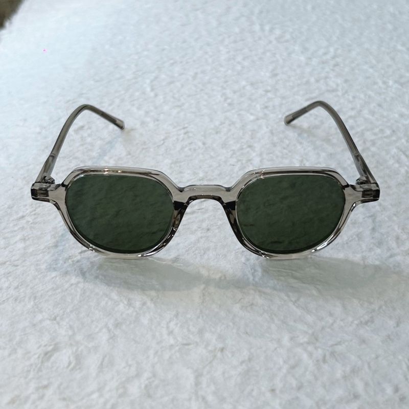 Angular Round Sunglasses
