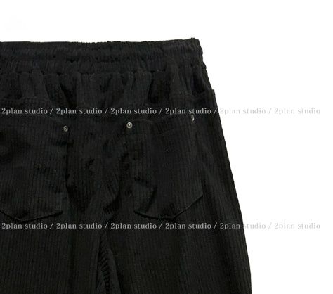 Melty Rivet Corduroy Wide Pants