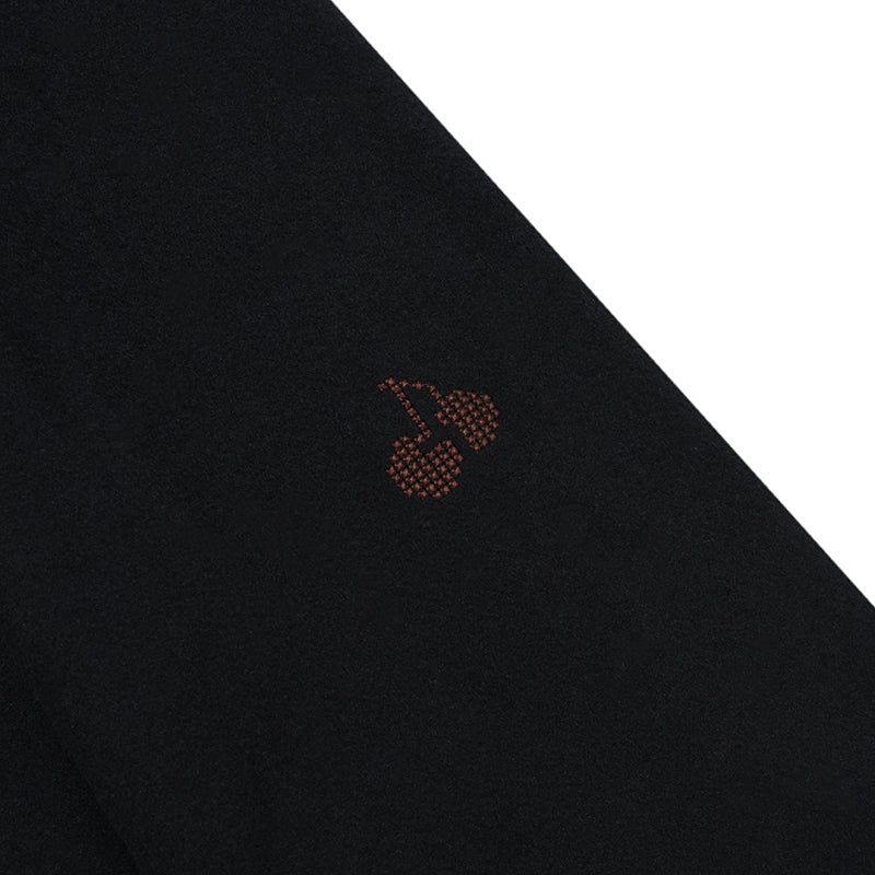 CHERRY HOODIE HALF DUFFLE COAT [NAVY]