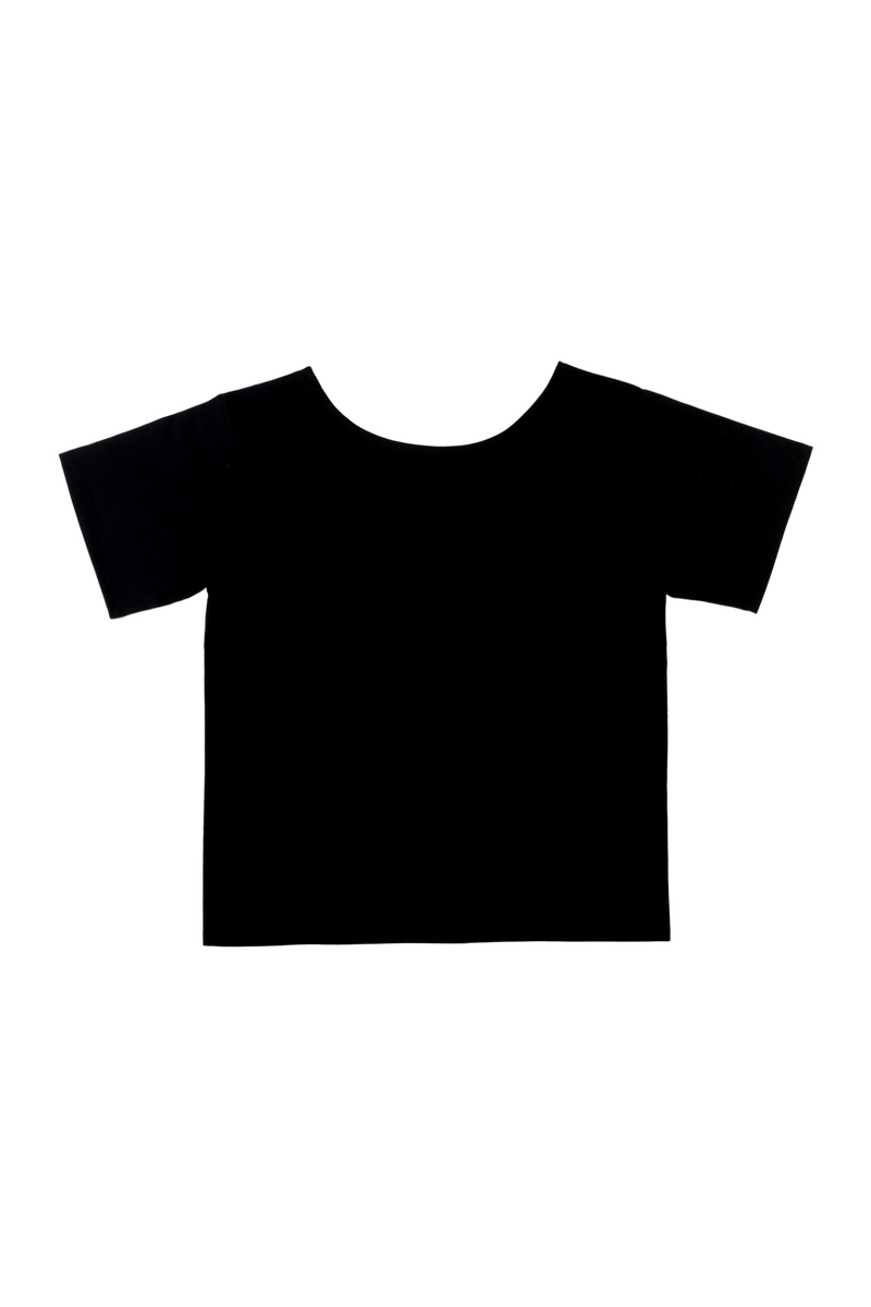 MELTING ROSE TEE #BLACK