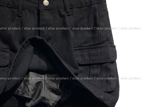 Phase washing cargo mini skirt