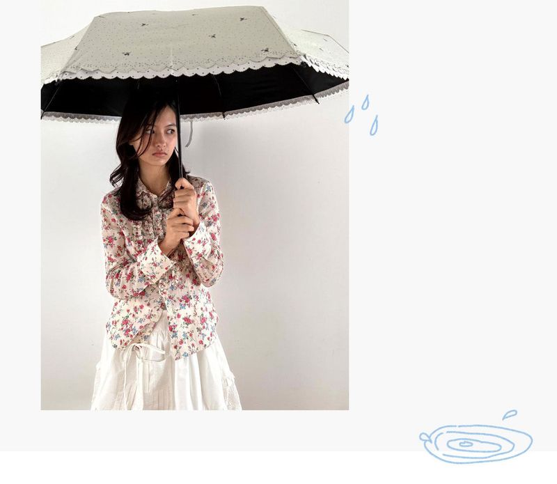 [UV Protection] Lily shade umbrella_2colors