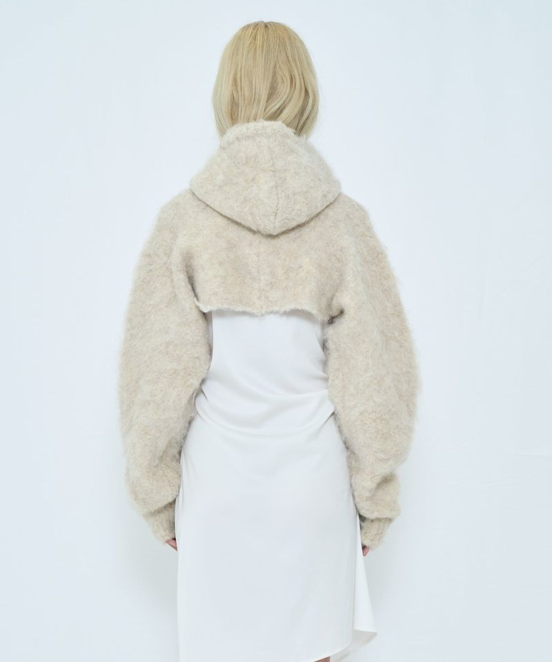 2WAY HOODED MUFFLER KNIT