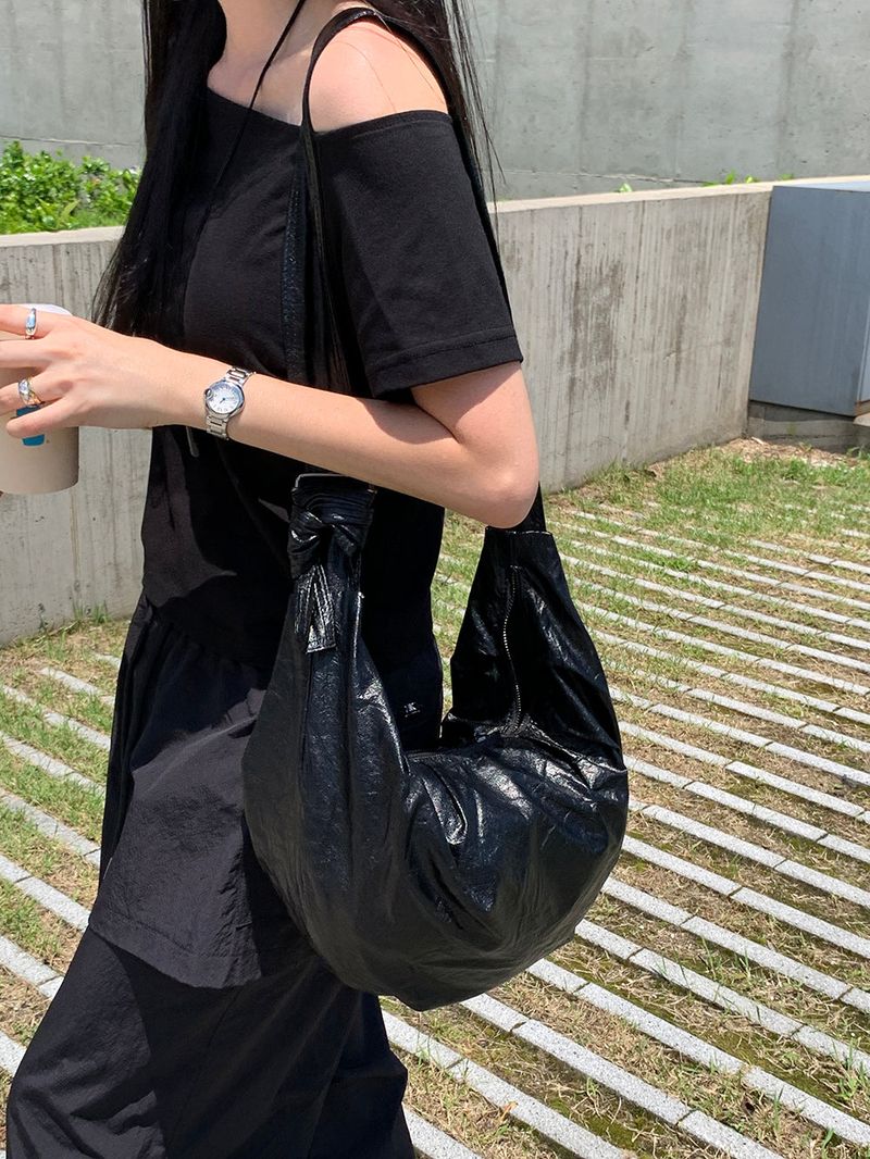 [MADE] Kaen Nylon Layered Skirt Banding Pants