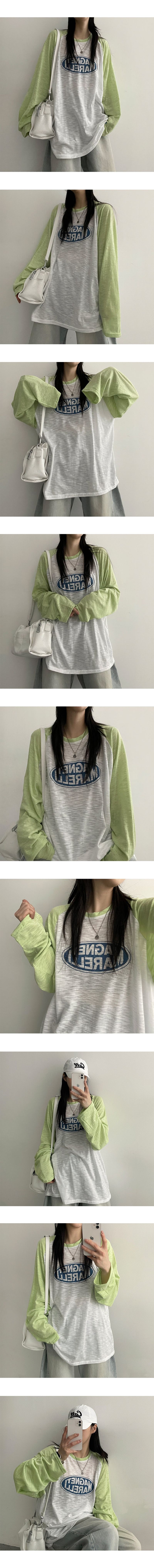 Lollipopslav nagrang long-sleeved shirt