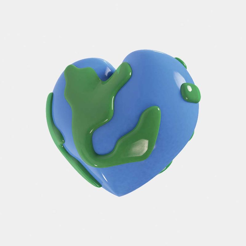 Heart Earth Grip Tok (Epoxy)
