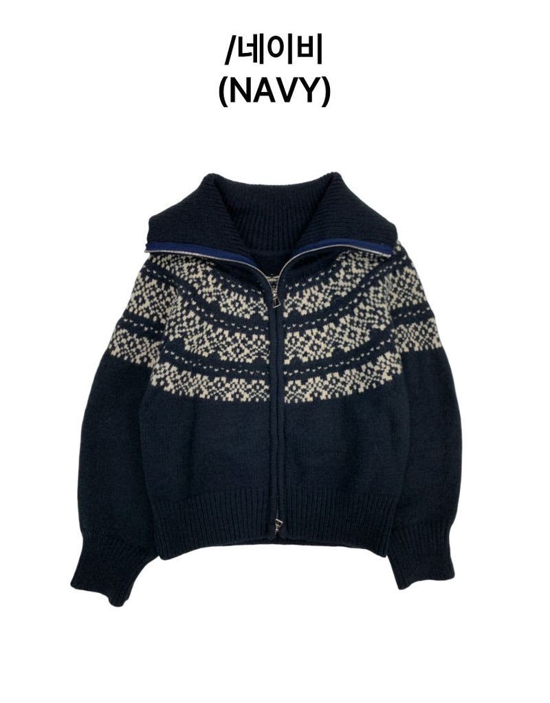 Nordic cardigan(4colors)