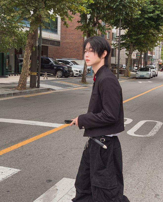 26FW★ [PLAN MADE] Kuroji Metal Gakuran Crop Jacket