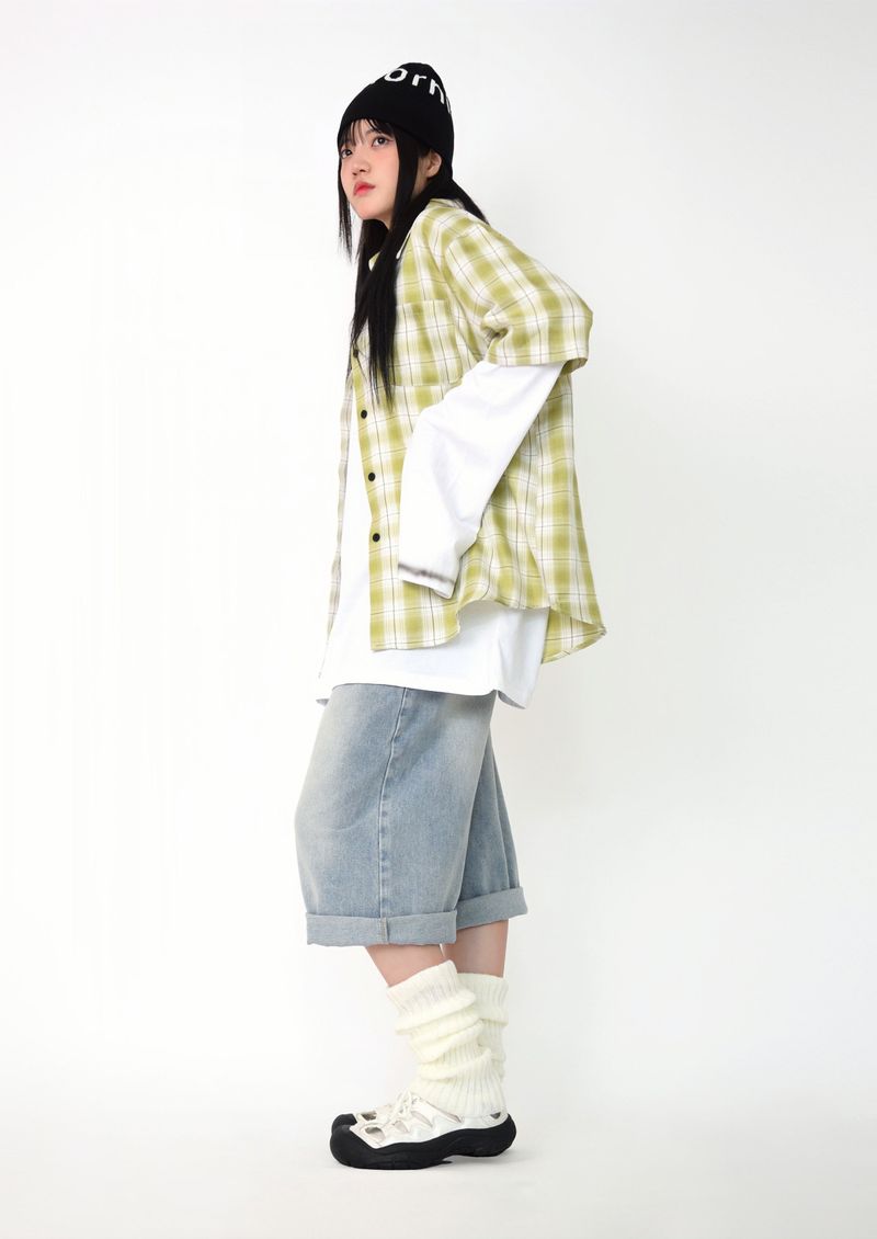 Snug Bermuda pants