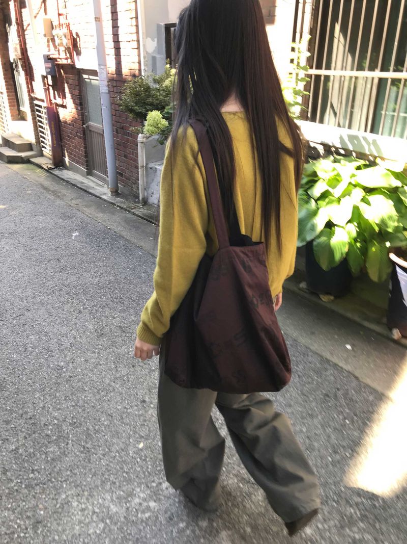 Whole garment Wool Cardigan