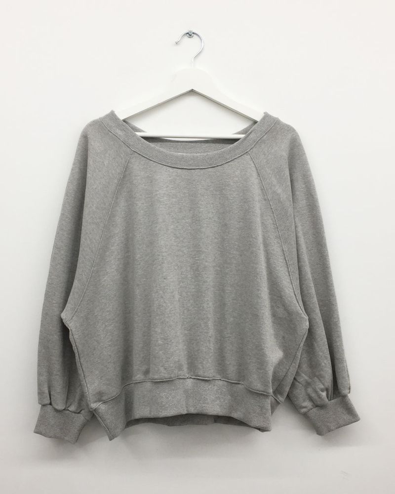 Mauve One-Shoulder Off Sweatshirt (2 Colors)