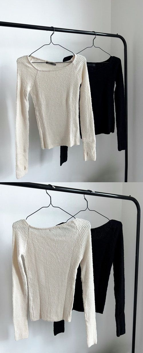 Powder Buckle Warmer knit(3 colors)
