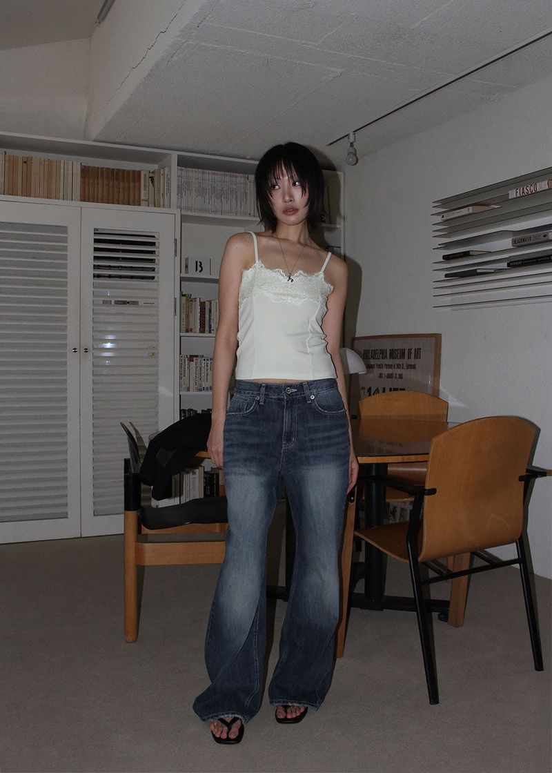 LACE LINE SLEEVELESS (4color)