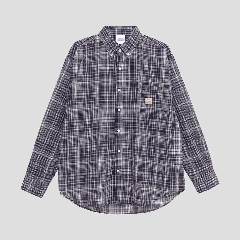 PARAGRAPH（パラグラフ）の「PARAGRAPH CRINKLE CHECK SHIRT（Tops）」