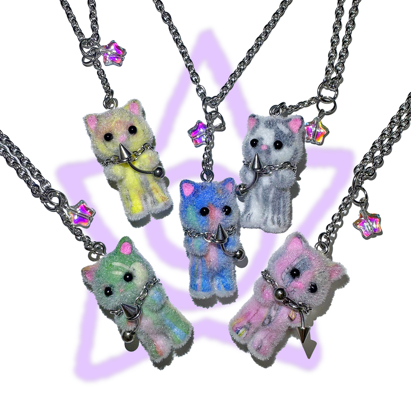 3amgang（スリーエイエムギャング）の「ギャングスターマーブルキャットネックレス (5color)（アクセサリー）」