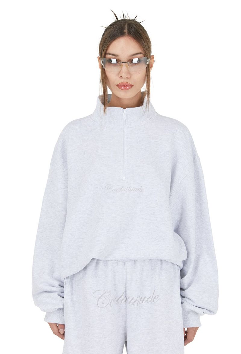 ITZAVIBE（イッザバイブ）の「[ISS001-2] COOL ATTITUDE COTTON ANORAK WHITEMELANGE（Tops）」