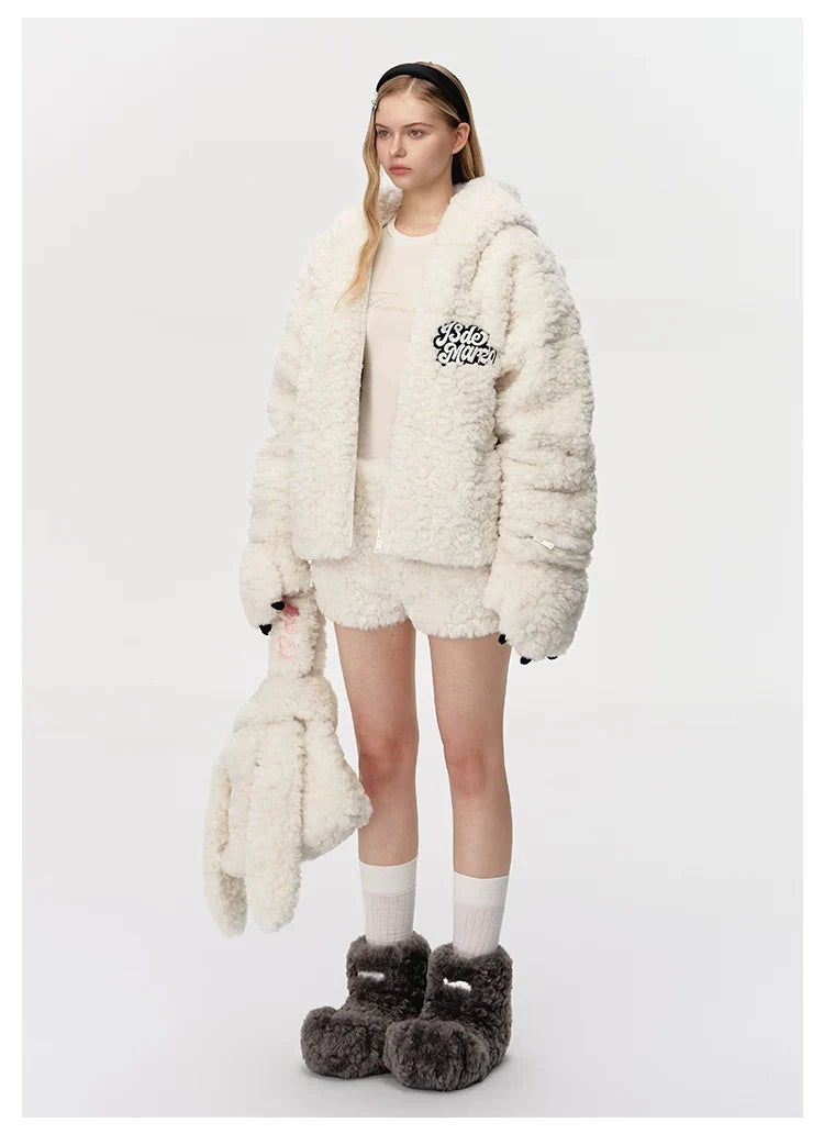 13DE MARZO Bear Costume Down Jacket