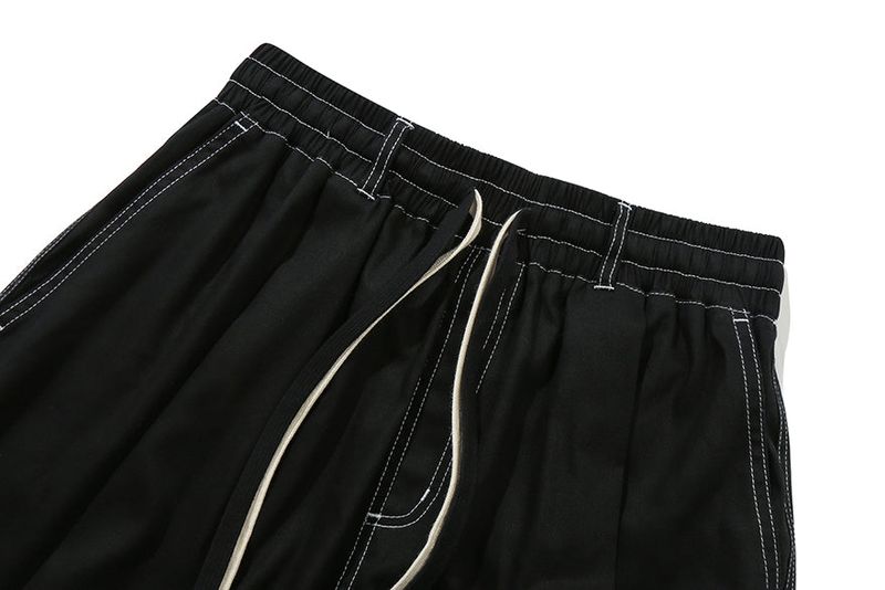 DOUBLE STRING HALF PANTS_BLACK